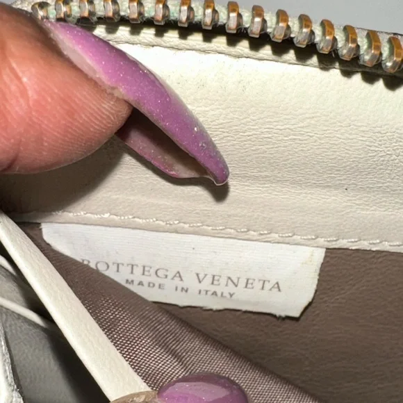 Bottega Veneta Intrecciato Continental Brown Python Zip around wallet